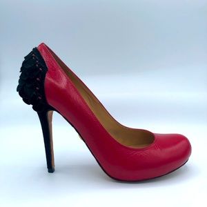 Red L.A.M.B high heels